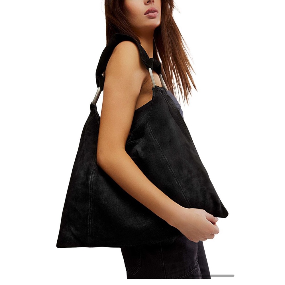 NWOT Bobbi Slouch Suede Tote Free People